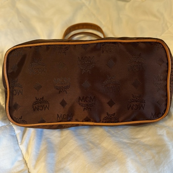 MCM - Mini Brown Tote - Picture 3 of 10